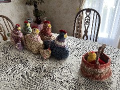 Ruth; Handy Work; Emotional Support Chickens